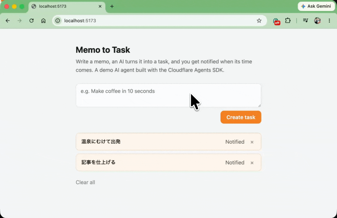 memo2task